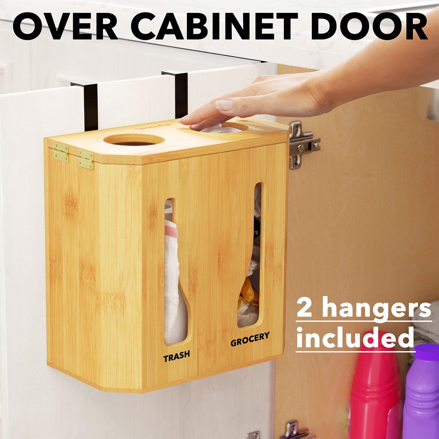 SpaceAid trash bag dispenser
