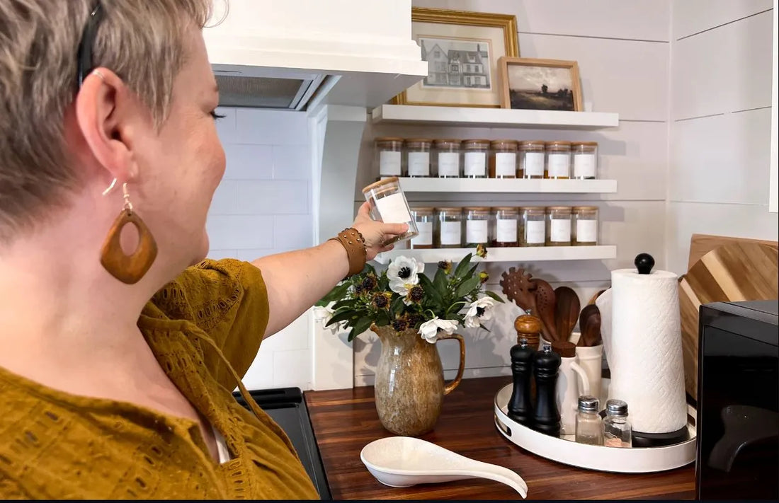 Effortlessly Access Your Spices with a Practical Spice Rack