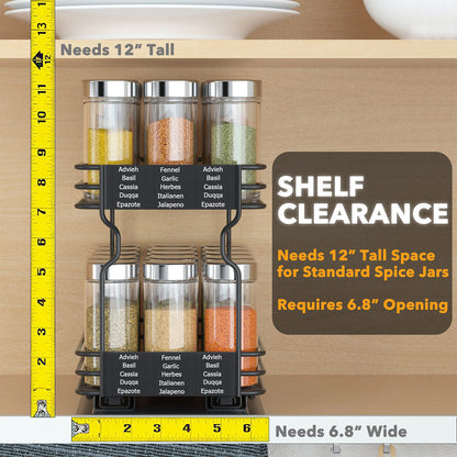 slide out spice rack