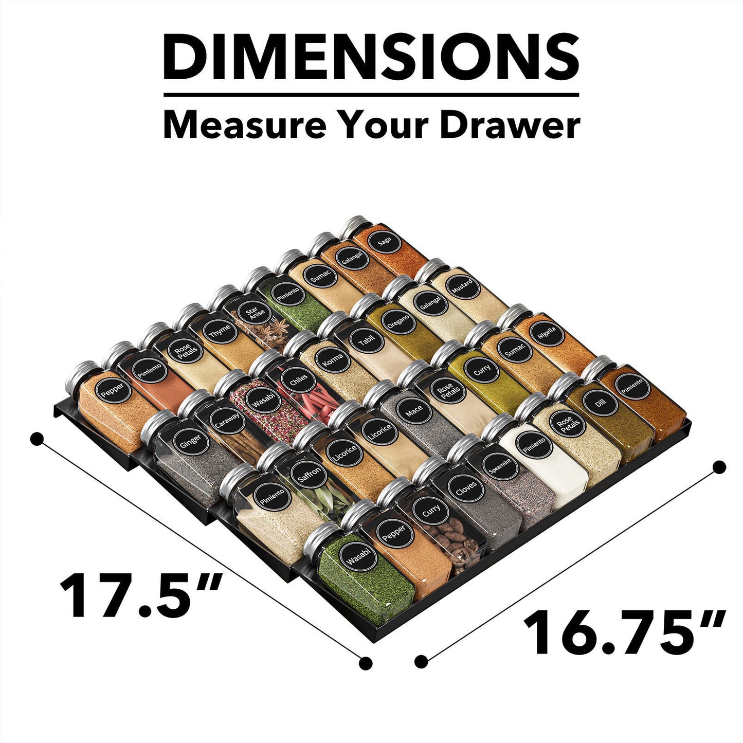 Spice Organizer for Drawer