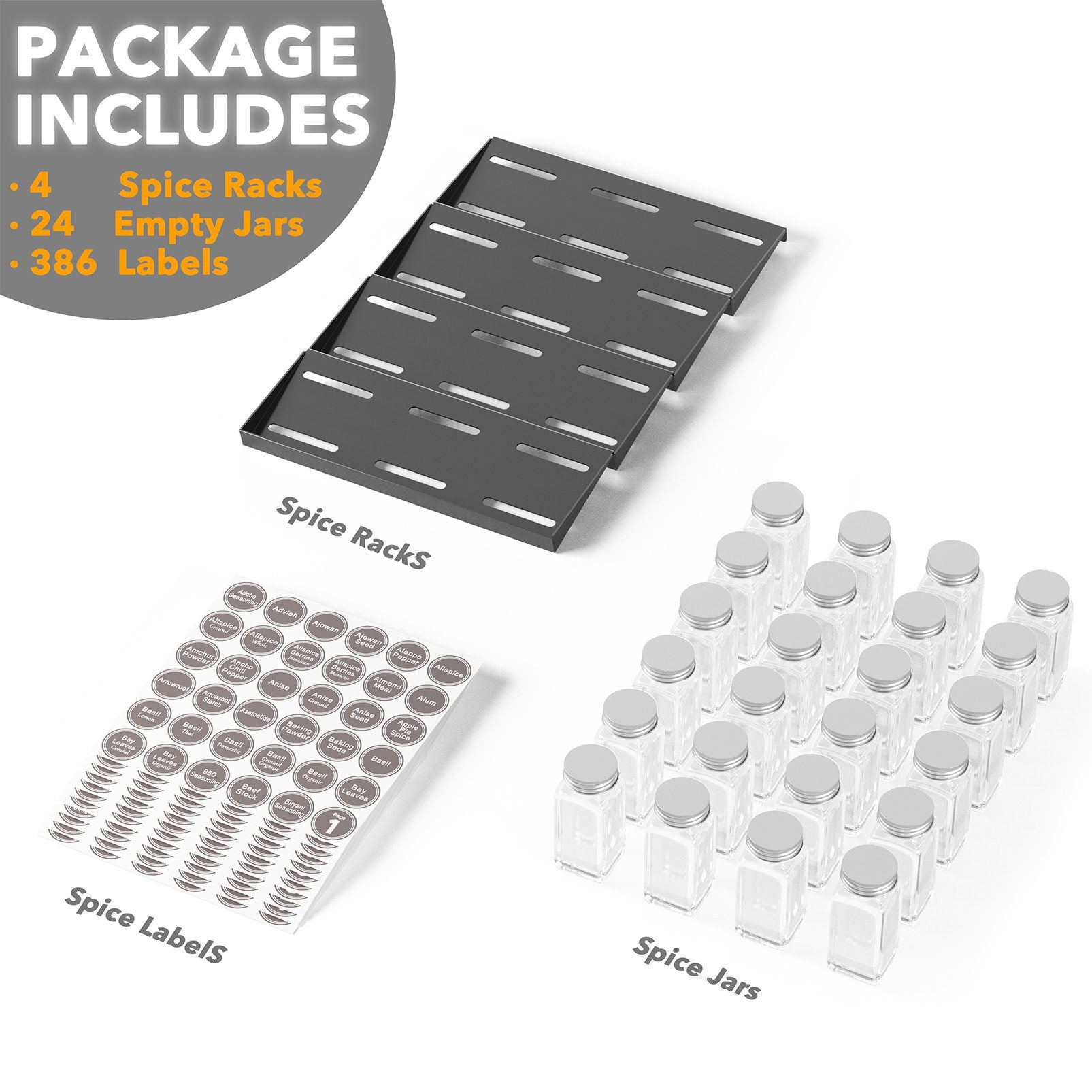 in drawer spice organizer