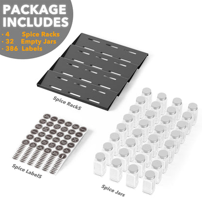 SpaceAid kitchen drawer spice organizer