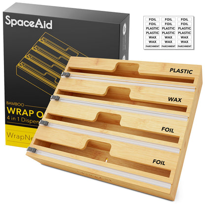 4 in 1 kitchen dispenser paper foil cling wrap