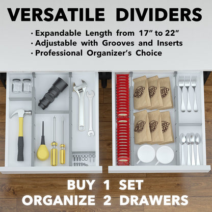Bamboo Kitchen Drawer Dividers