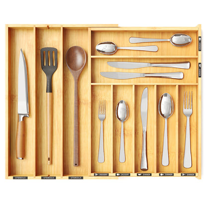expandable silverware organizer