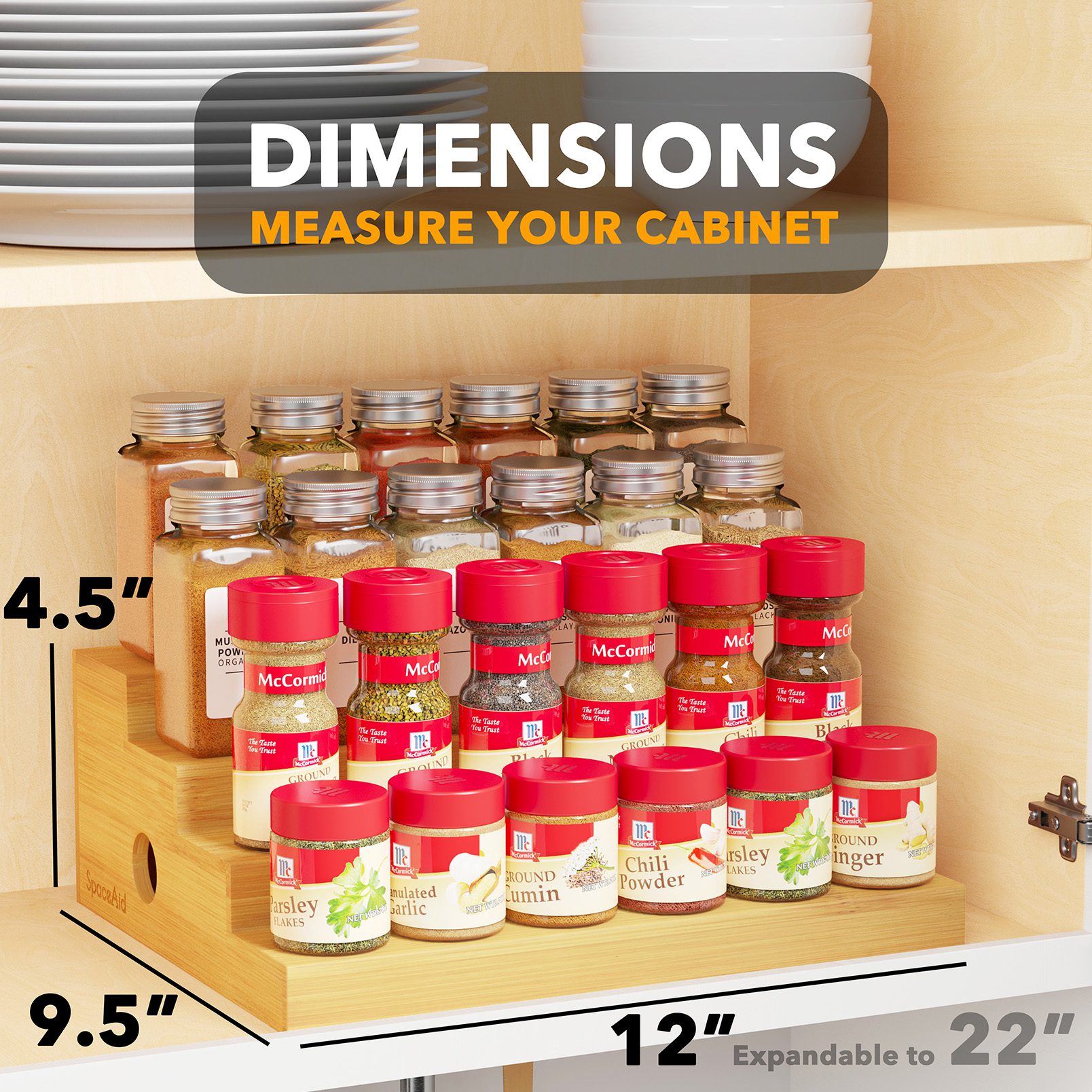 ladder spice rack