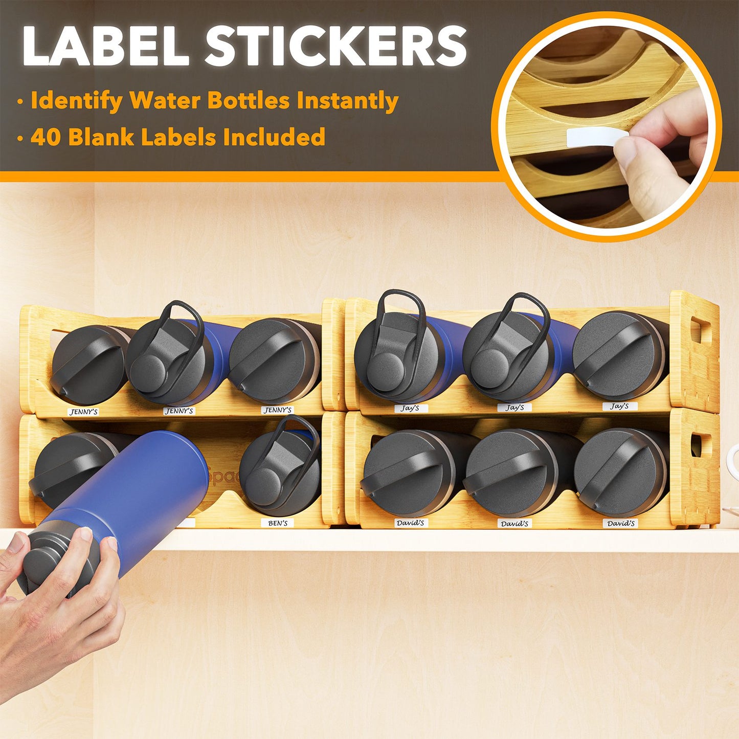 Best water bottle organizer