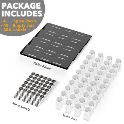 SpaceAid kitchen drawer spice organizer