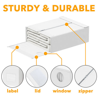 bed sheet storage organizer