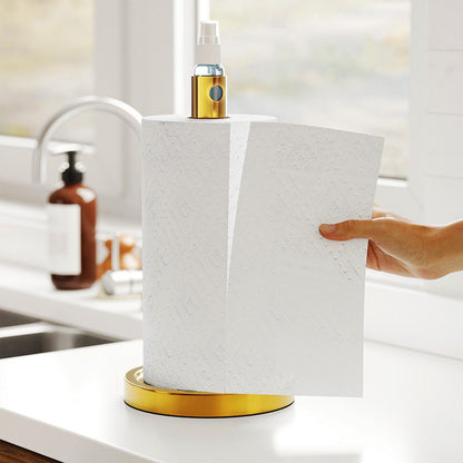 gold paper towel holder
