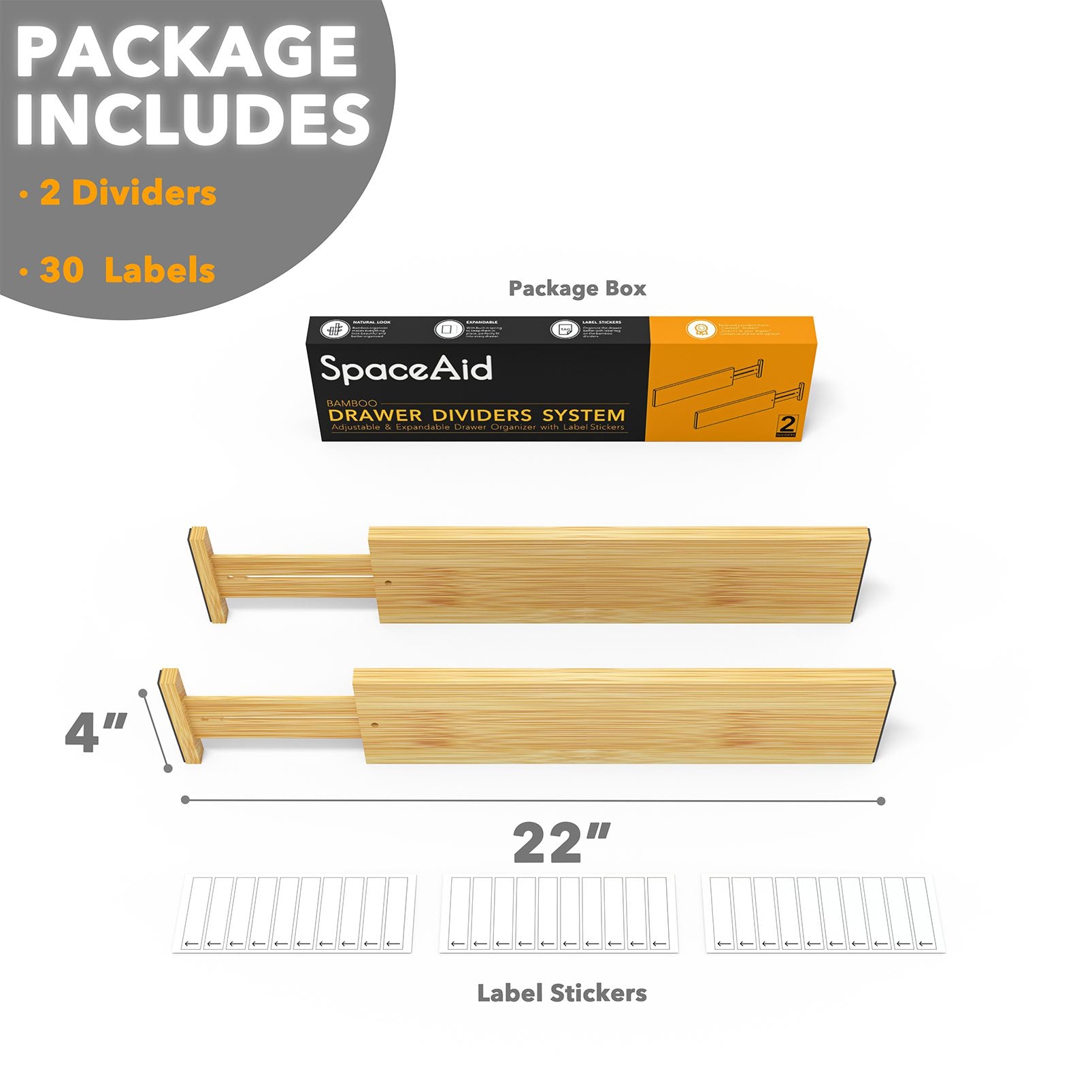 deep drawer dividers
