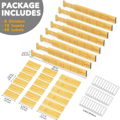 adjustable kitchen drawer dividers