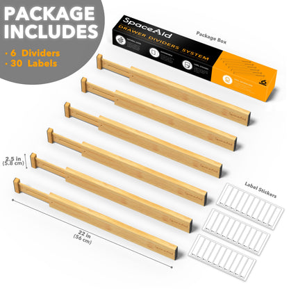 Bamboo Drawer Organizer