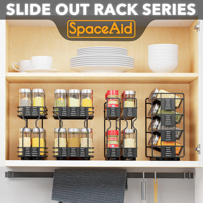 Pull Out Spice Rack Organizer
