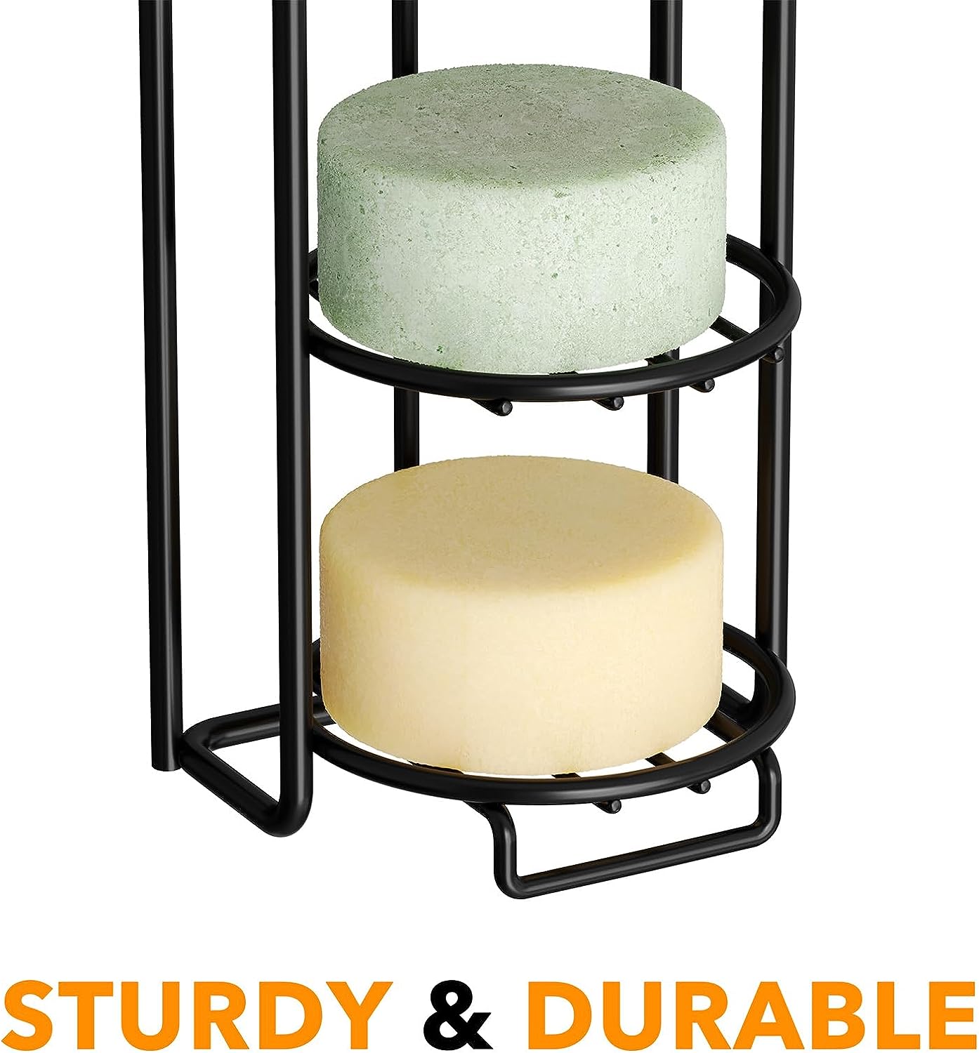 SpaceAid black soap holder 2 tier