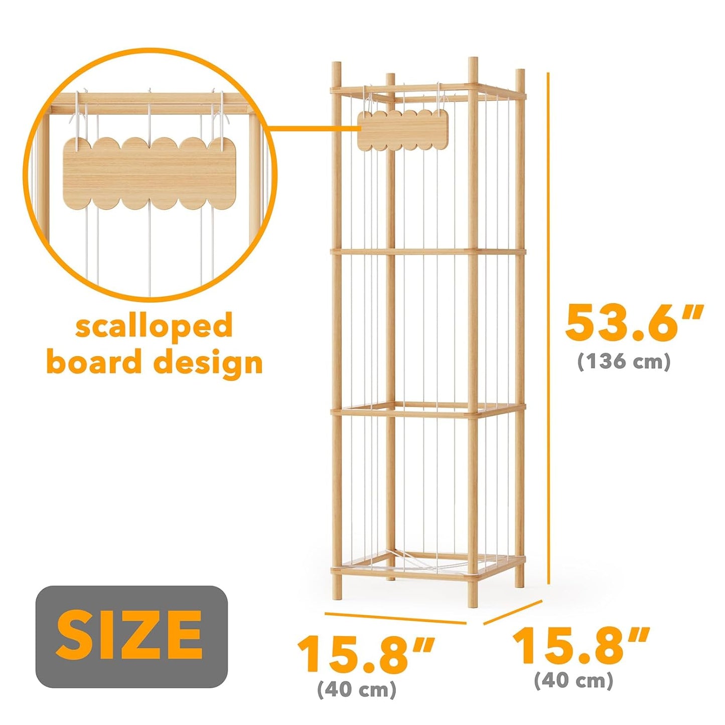 Durable stuffed animal holder with elastic cords - better than a toy tube