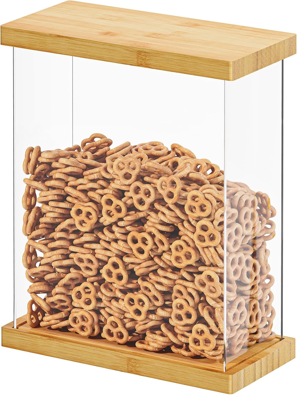 SpaceAid Bamboo Food Storage Containers with Airtight Lids