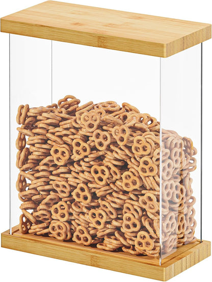 SpaceAid Bamboo Food Storage Containers with Airtight Lids
