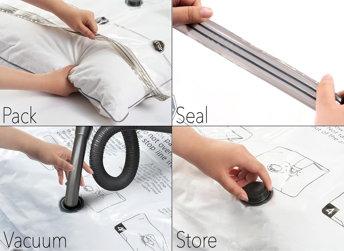 20 Pack Vacuum Bag​s