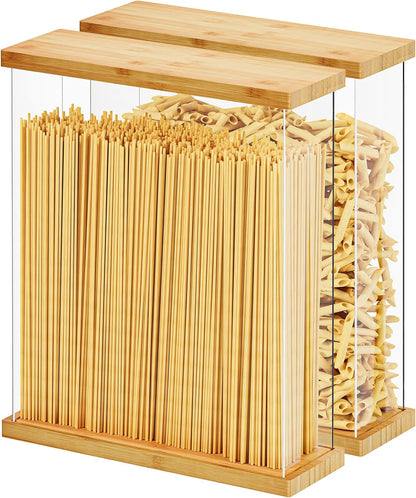 SpaceAid Bamboo Food Storage Containers with Airtight Lids