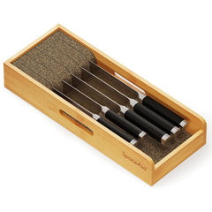 Small Bamboo Knife Holder for Drawer, 5.9