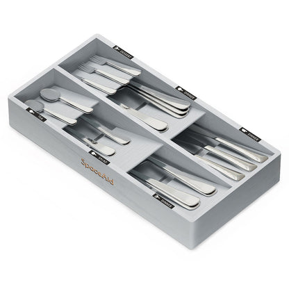 bamboo silverware organizer