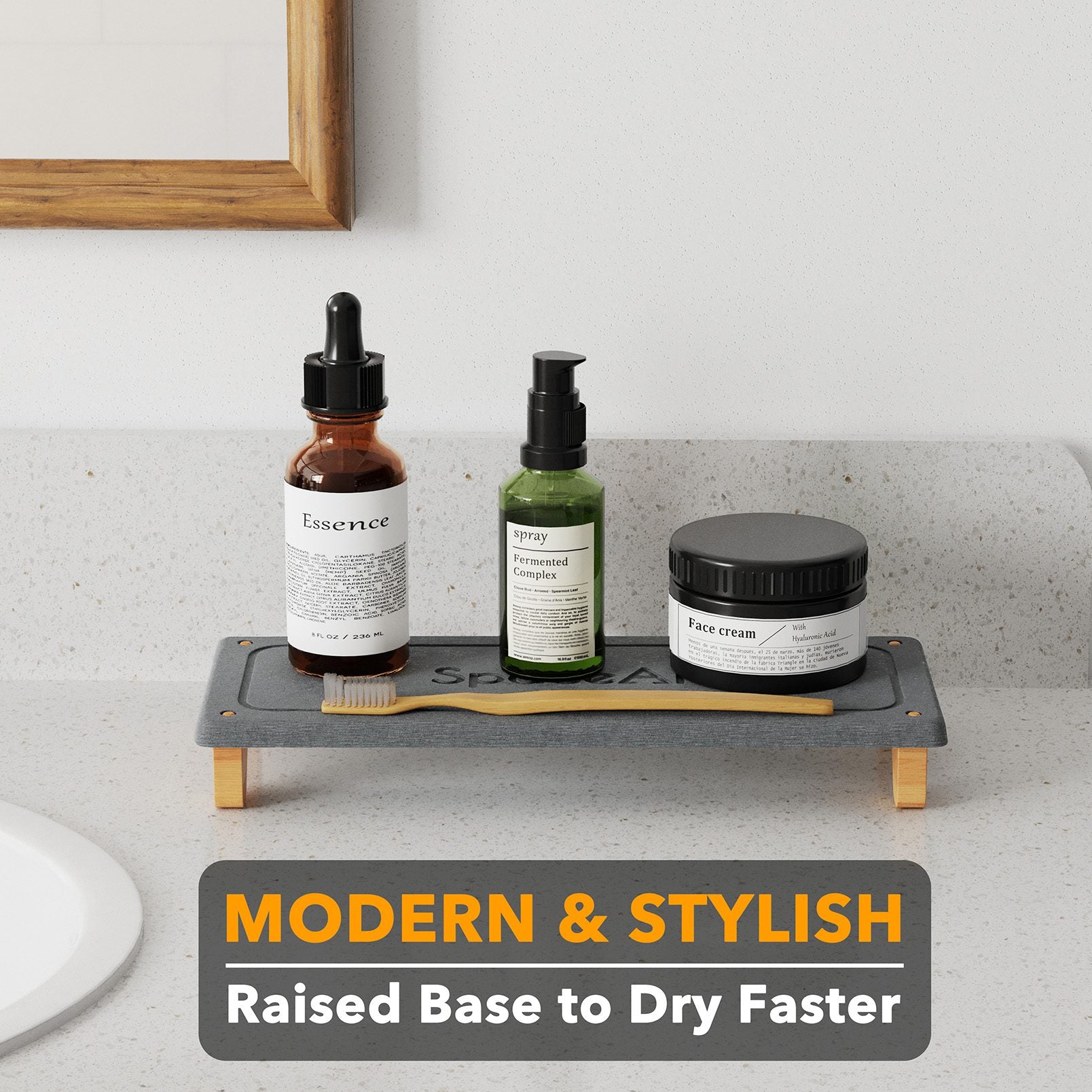 black sink caddy