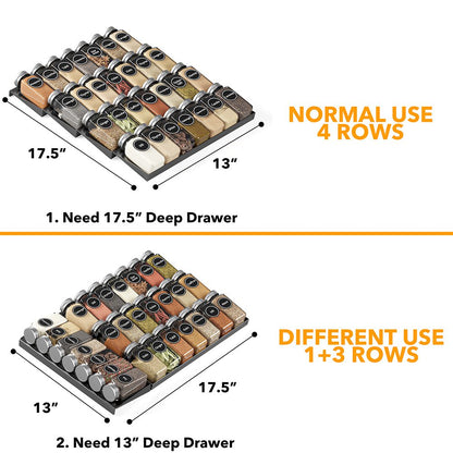 spice drawer organizer
