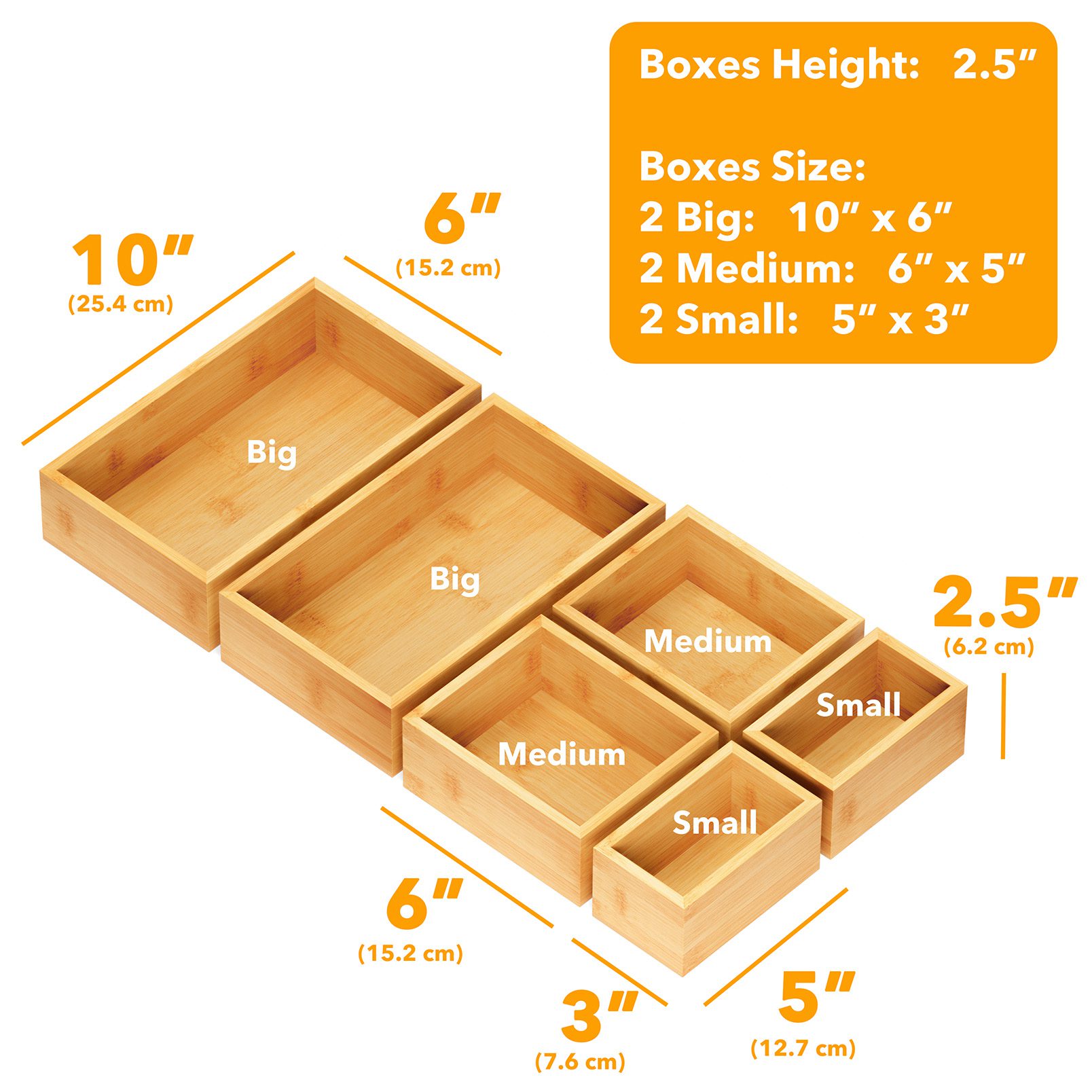 SpaceAid drawer storage box