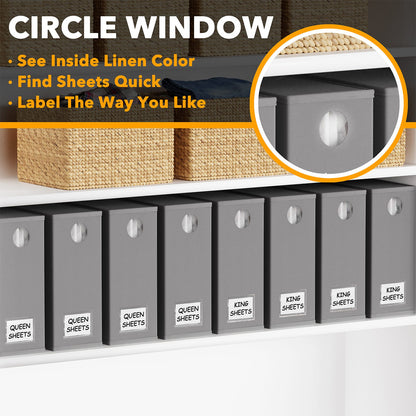 foldable sheet set organizer