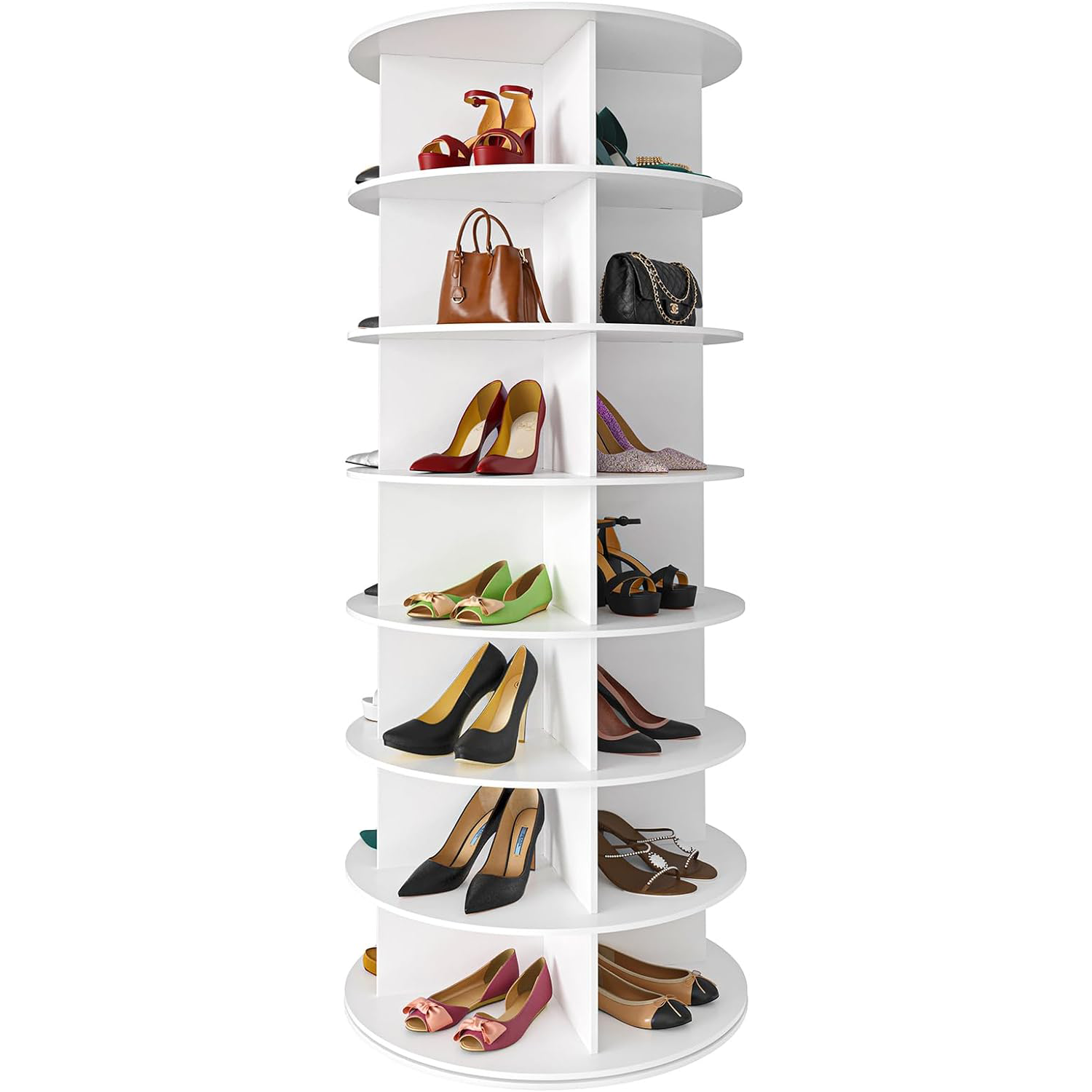 rotating shoe rack