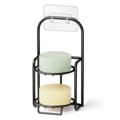 SpaceAid 2 Tier Soap Holder for Shower, Black